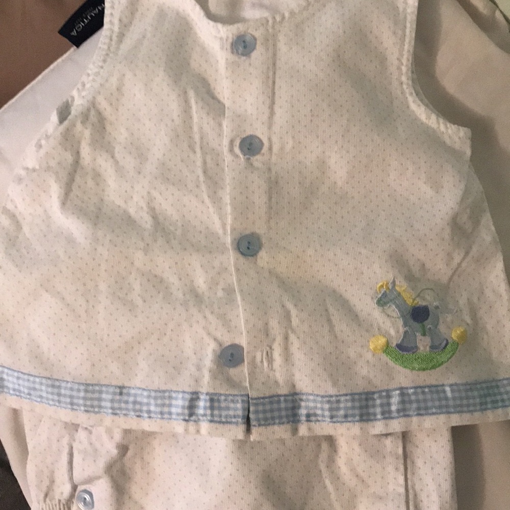 Chez Ami boy diaper set two piece 12-18 months